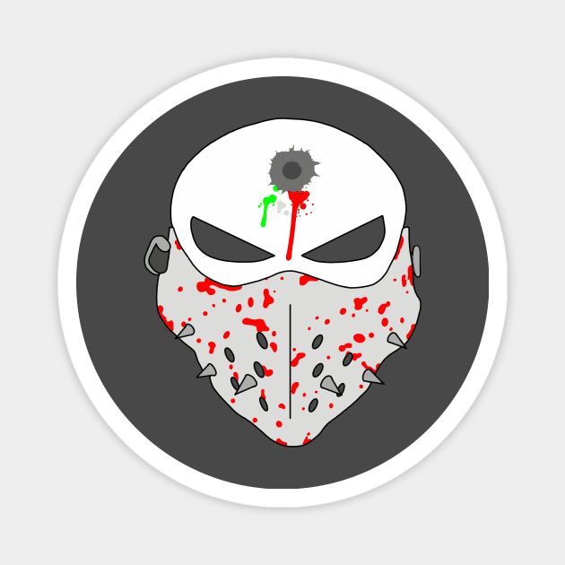 Salami Corvus Mask Magnet by theREALtmo